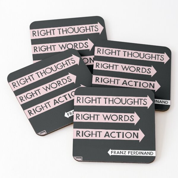 Item preview, Franz Ferdinand right thoughts right words right action designed and sold by StevenBird9xx.