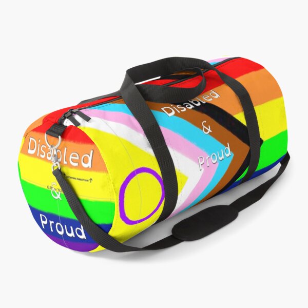 Item preview, Disabled & Proud - Progress Pride  designed and sold by CripRevolution.