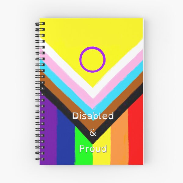Item preview, Disabled & Proud - Progress Pride designed and sold by CripRevolution.
