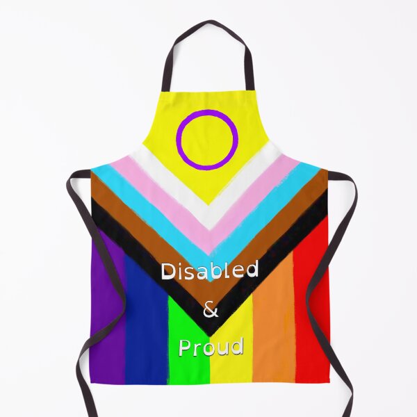 Item preview, Disabled & Proud - Progress Pride designed and sold by CripRevolution.