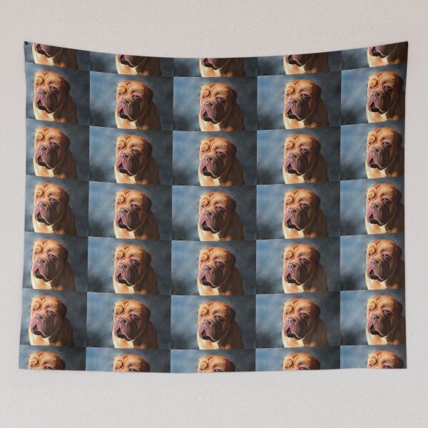 Aperçu de l'œuvre Tableau Chien Stormy Dogue de Bordeaux créée et vendue par Michelle Wrighton.