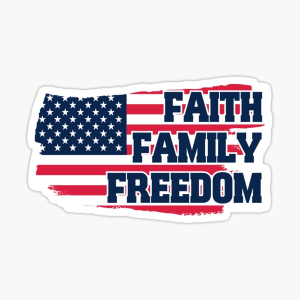  Faith Family Farming Freedom - Vintage USA Flag - ON BACK  T-Shirt : Clothing, Shoes & Jewelry