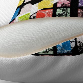 Alternate view of peekaboo Throw Pillow
