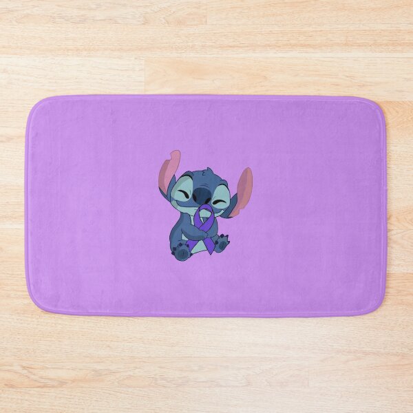 Item preview, Blue Alien holding awareness ribbon (Purple) designed and sold by CaitlynConnor.