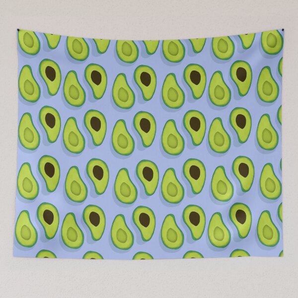 Item preview, Avocado and Periwinkle designed and sold by artsylyons.