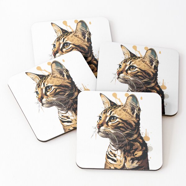 Item preview, Bengals, Energetic and Intelligent Cats designed and sold by MVDigitalArt.