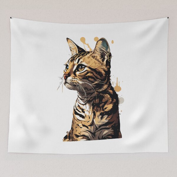 Item preview, Bengals, Energetic and Intelligent Cats designed and sold by MVDigitalArt.