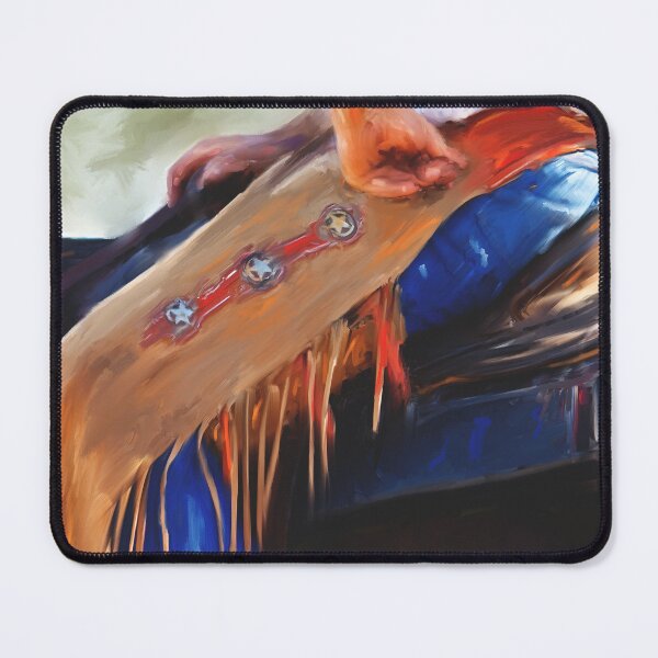 Item preview, Stars and Stripes Cowboy and western horse painting designed and sold by Michelle Wrighton.