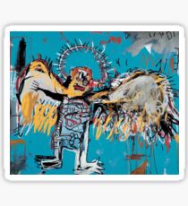 Basquiat, the angel Sticker