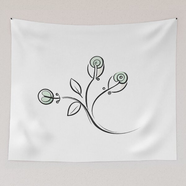 Item preview, Green tree branch designed and sold by artcool-fawzi.