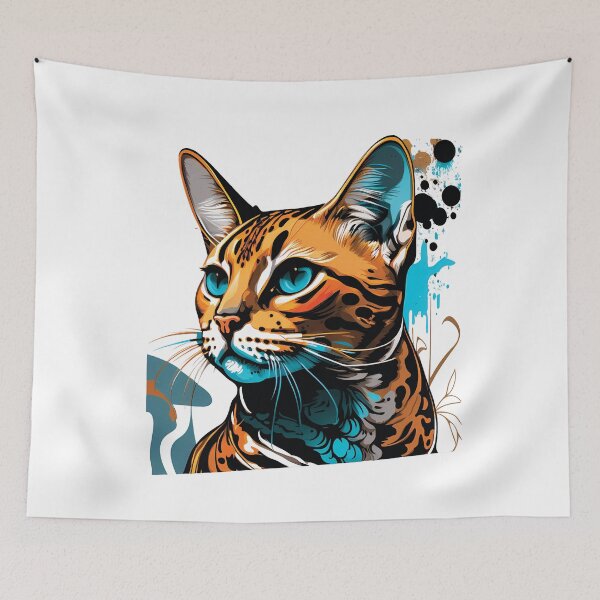Item preview, Bengal, Energetic Cat designed and sold by MVDigitalArt.