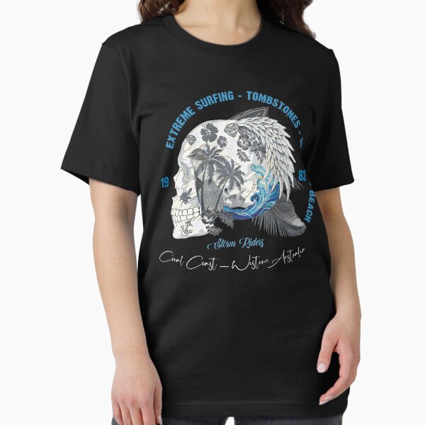 Item preview, Surf extremo - Tombstones - Storm Riders - 1982 - Playa Gnaraloo designed and sold by Corinne Alexa Jackson.