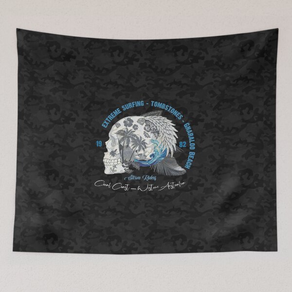 Item preview, Extreme Surfing - Tombstones - Storm Riders - 1982 - Gnaraloo Beach designed and sold by Corinne Alexa Jackson.