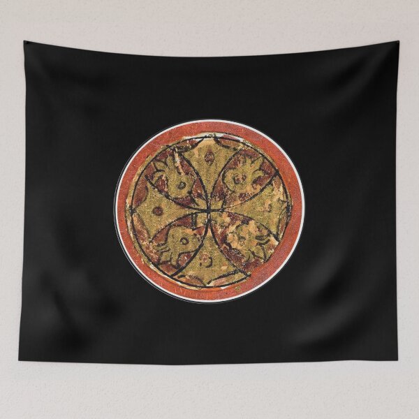 Item preview, Coptic Manuscript Cross Medallion designed and sold by EkromDesigns.