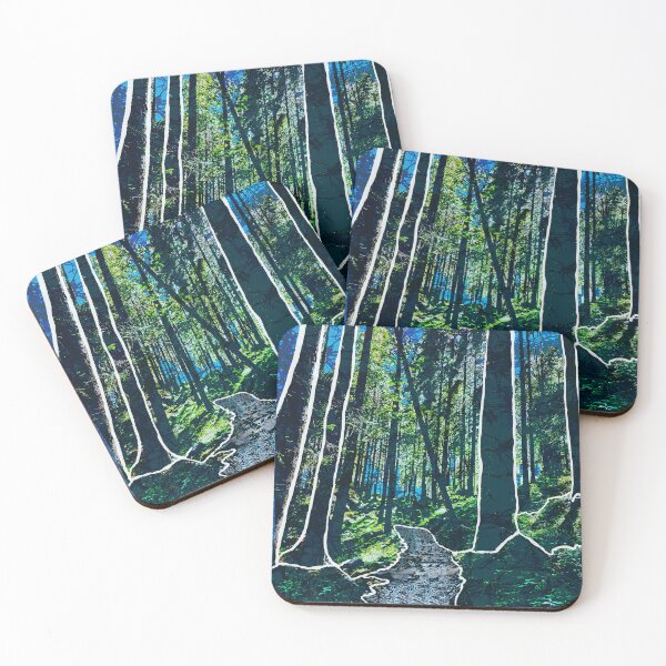 Item preview, Serenity Forest Batik Landscape designed and sold by AuroraXGreen.