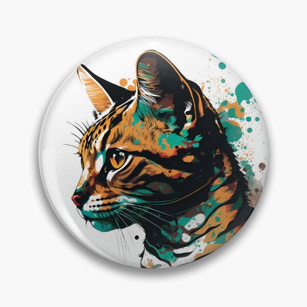 Item preview, Bengal, Energetic Cat designed and sold by MVDigitalArt.