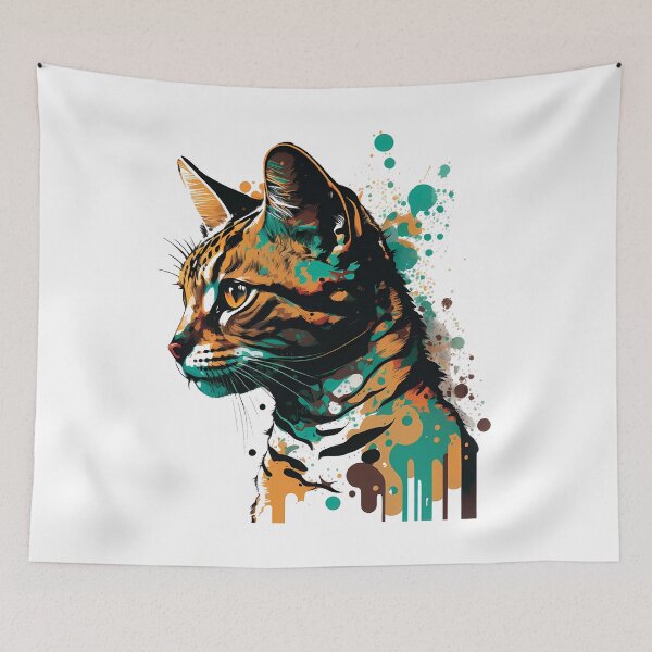 Item preview, Bengal, Energetic Cat designed and sold by MVDigitalArt.