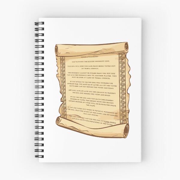 Item preview, Hidden Immunity Idol Clue designed and sold by katietedesco.