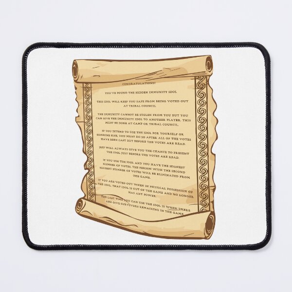 Item preview, Hidden Immunity Idol Clue designed and sold by katietedesco.