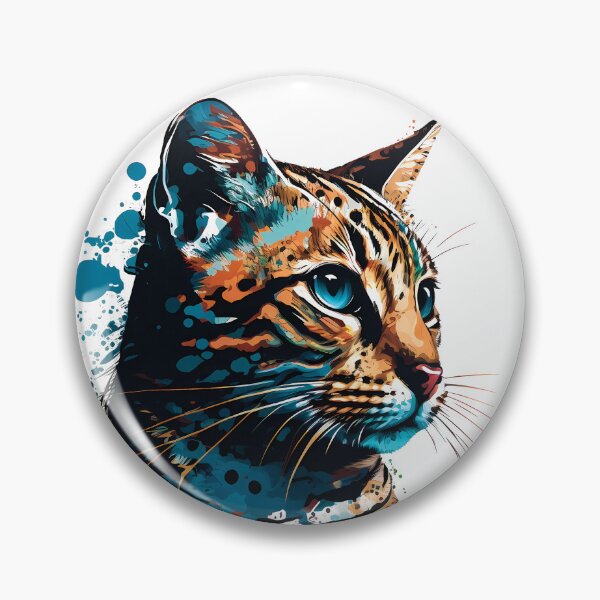 Item preview, Bengal, Energetic and Athletic Build Cat designed and sold by MVDigitalArt.