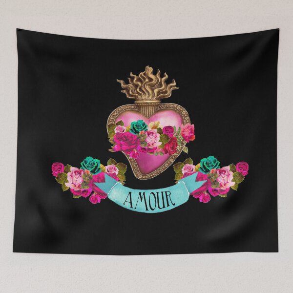 Item preview, Sacred Heart - Immaculate Heart - Amour Milagro designed and sold by Demeters Spring.