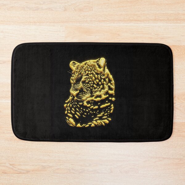 Item preview, Golden Leopard 3d black t-shirt | Golden Leopard 3d art  | Unleash Your Inner Tiger with our Tiger Head Golden 3D Art T-Shirt  designed and sold by KARTICK DUTTA.