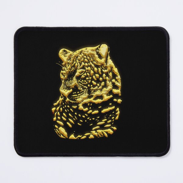 Item preview, Golden Leopard 3d black t-shirt | Golden Leopard 3d art  | Unleash Your Inner Tiger with our Tiger Head Golden 3D Art T-Shirt  designed and sold by KARTICK DUTTA.
