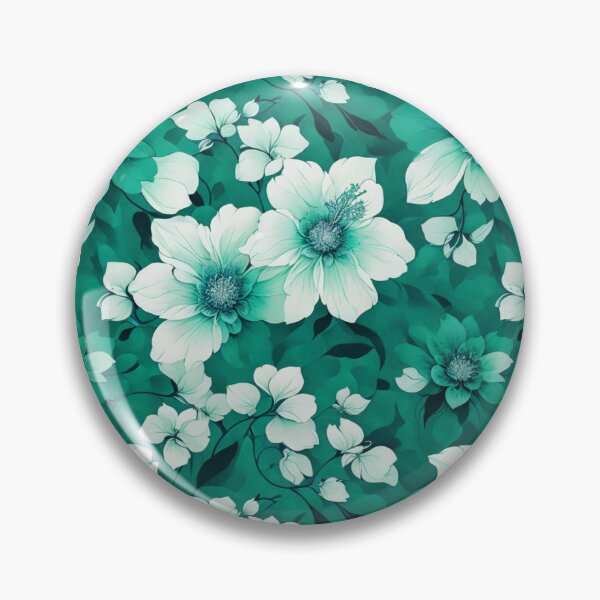 Item preview, Summer Foliage - Green & White Pattern designed and sold by SchmancyPrints.