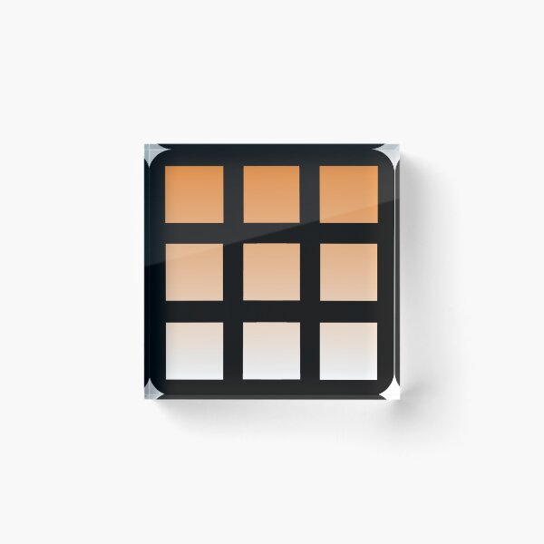 Item preview, Orange Grid Pattern  designed and sold by FioreCiliegia.
