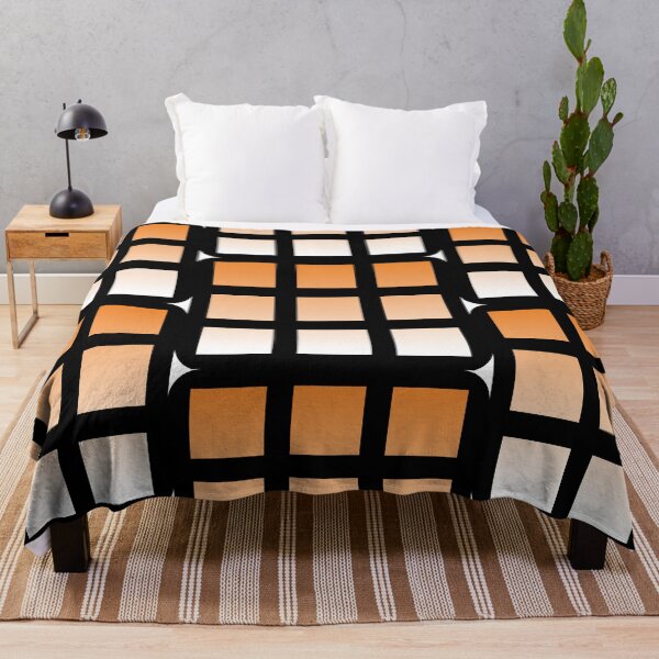 Item preview, Orange Grid Pattern designed and sold by FioreCiliegia.