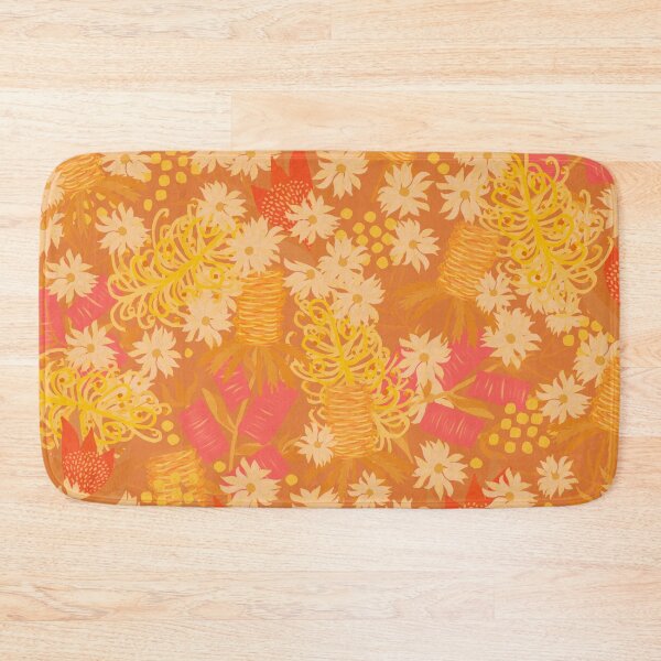 Item preview, Australian Native Flowers - orange floral symphony designed and sold by KizzyW.