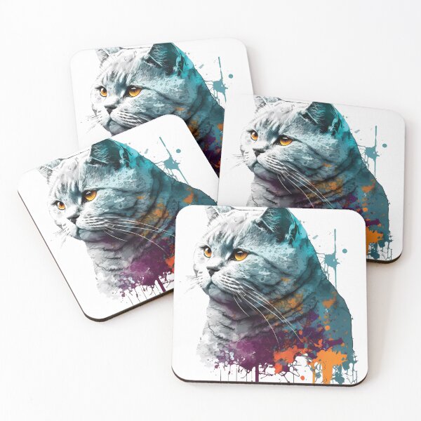 Item preview, British Shorthairs Cats designed and sold by MVDigitalArt.