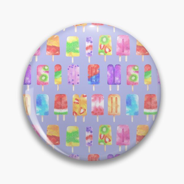 Item preview, Colorful Popsicles Pattern on Purple designed and sold by Melissa Mielke.