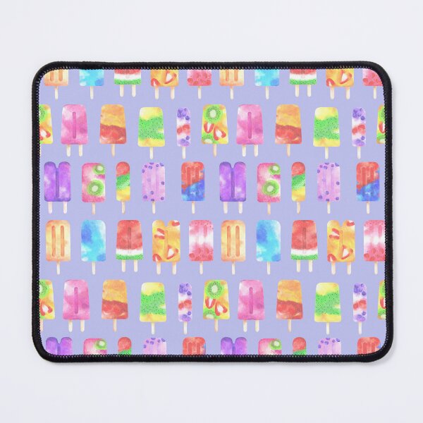 Item preview, Colorful Popsicles Pattern on Purple designed and sold by Melissa Mielke.