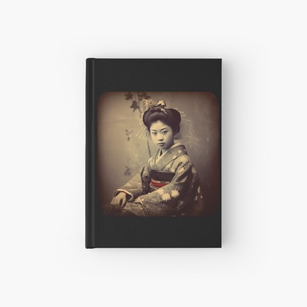 Item preview, 1800s Japanese Geisha Portrait designed and sold by ScarletClover.