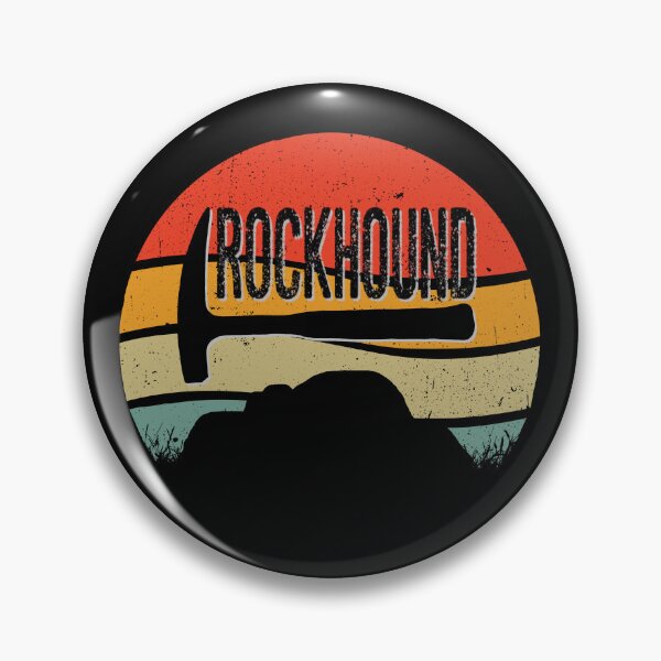 Item preview, Rockhound Rock Pick Geology Hammer - Distressed Vintage Sunset designed and sold by Laura Rucker - Cackling Chick.