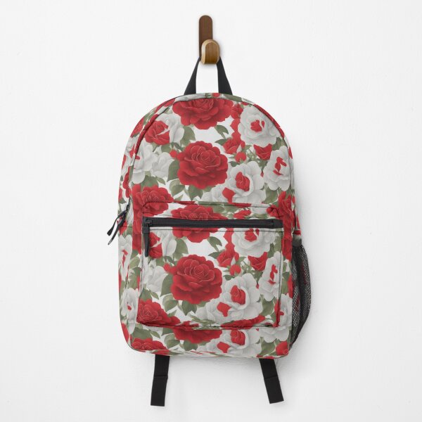 Aperçu de l'œuvre Roses blanches et rouges créée et vendue par PatternQuest.