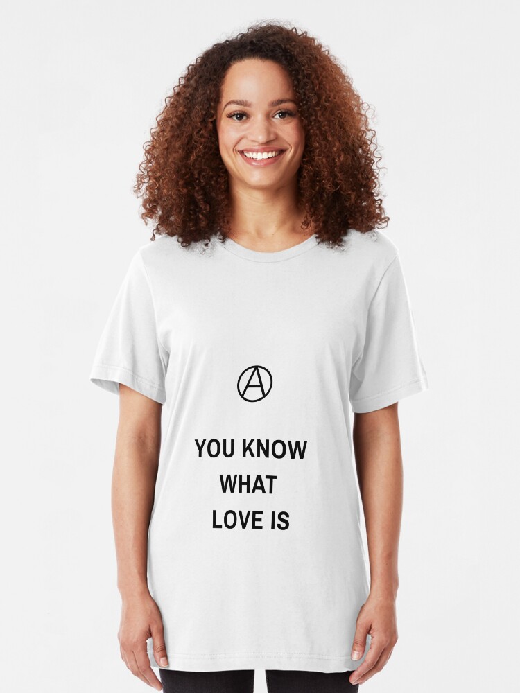 Alternate view of You Know Love Slim Fit T-Shirt