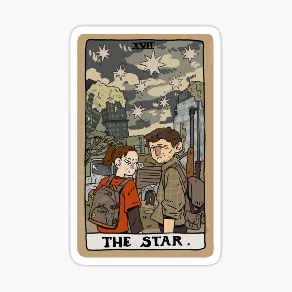 Item preview, Tarot card, Major arcana, The Star (XVII) (last of us) designed and sold by RNASstuff.