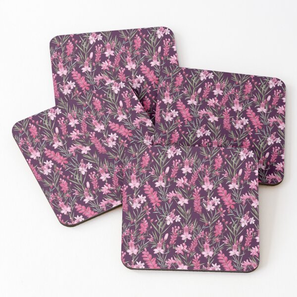 Item preview, Pink floral pattern  designed and sold by florallover444.