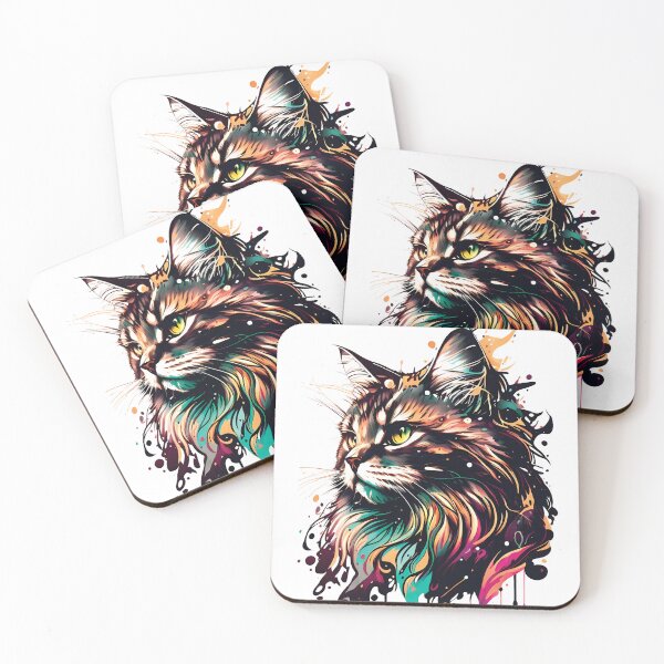 Item preview, Maine Coon, Gentle Cat designed and sold by MVDigitalArt.