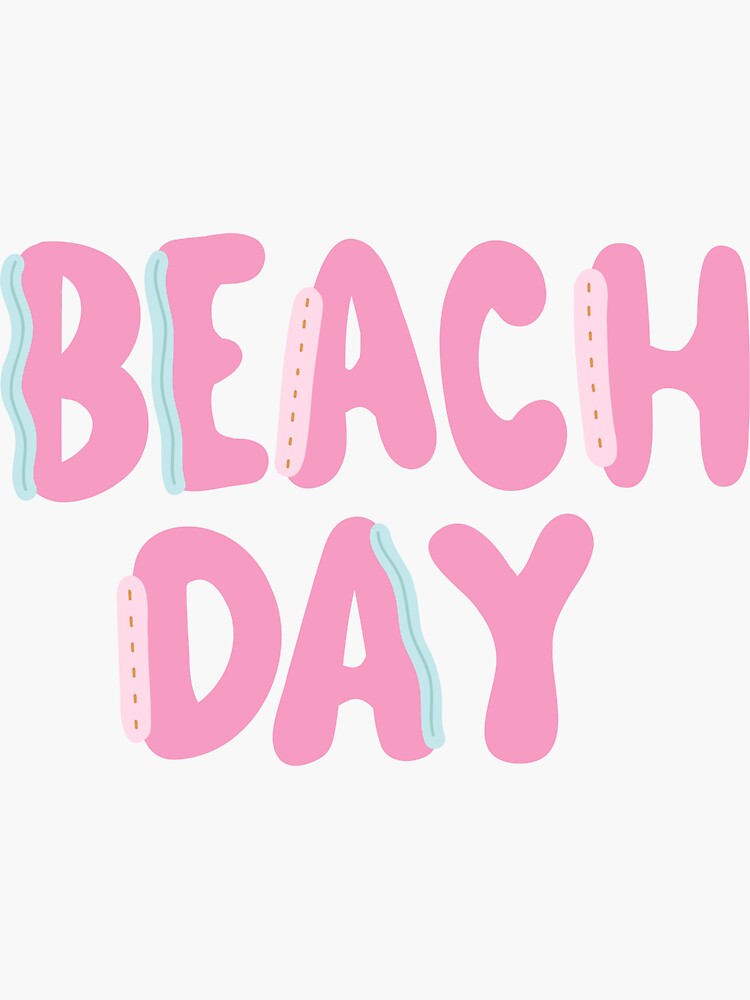 Beach Day | Vinyl Sticker Beach Day | Vinyl Sticker
