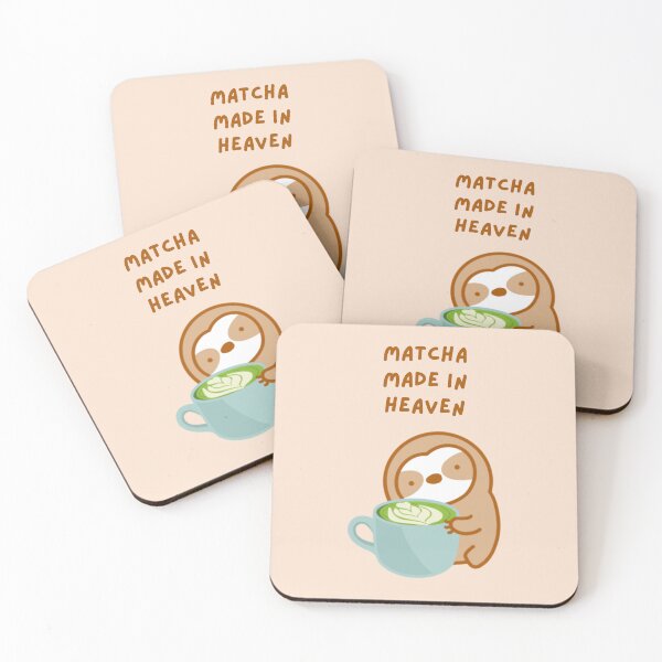 Item preview, Match Made in Heaven Matcha Sloth  designed and sold by theslothinme.