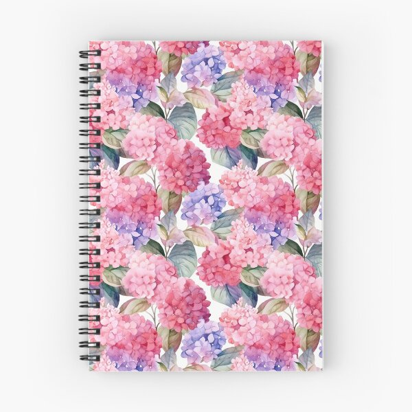 Aperçu de l'œuvre Motif floral d'hortensia coloré créée et vendue par AETHERART.