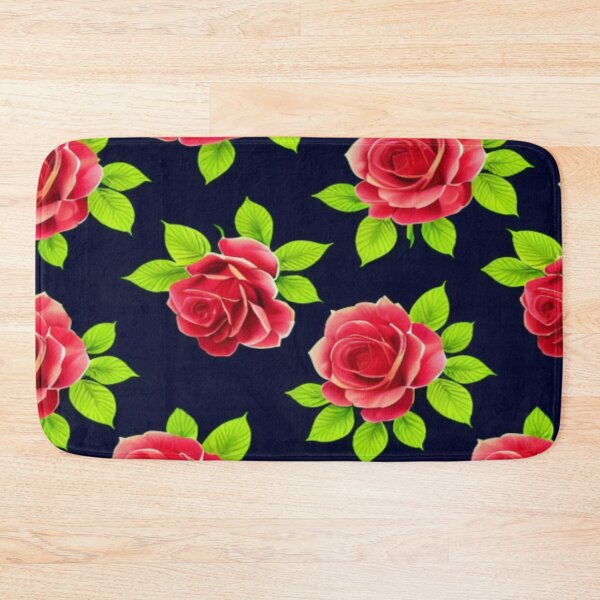 Item preview, Red roses in repeat pattern designed and sold by Artcolage87.