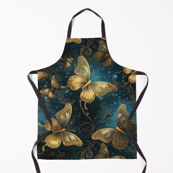 Item preview, Golden Butterflies Pattern designed and sold by surfsprite.