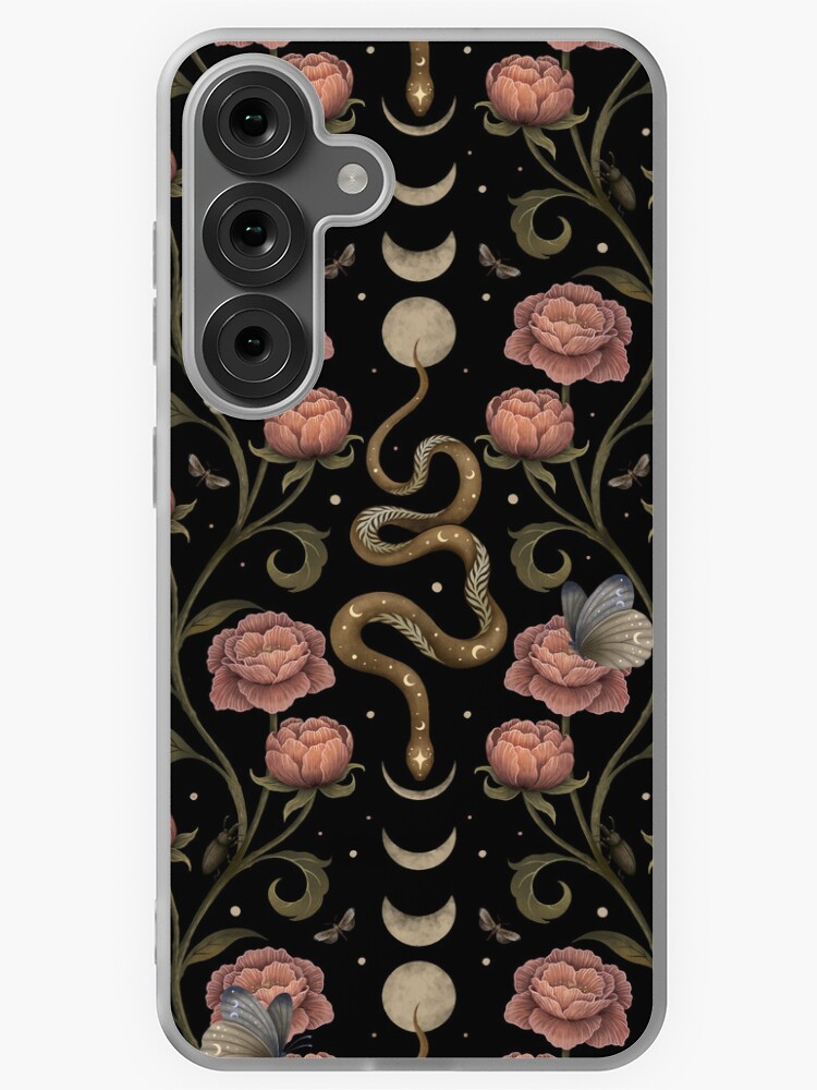 Aperçu 1 sur 4. Coque Samsung Galaxy avec l'œuvre Jardin serpentin créée et vendue par episodicDrawing.