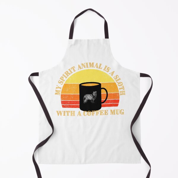 Item preview, My spirit animal is a sloth with a coffee mug designed and sold by Pabjojot.