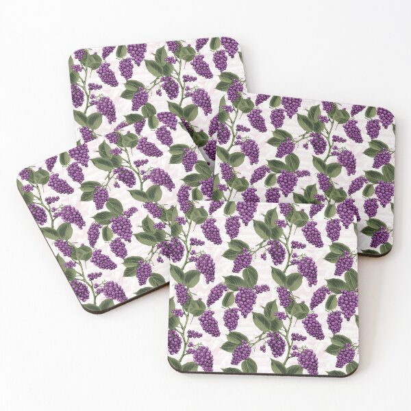 Item preview, Vintage purple floral pattern  designed and sold by florallover444.