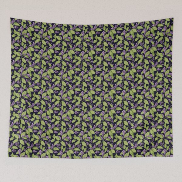 Item preview, Vintage purple floral pattern  designed and sold by florallover444.